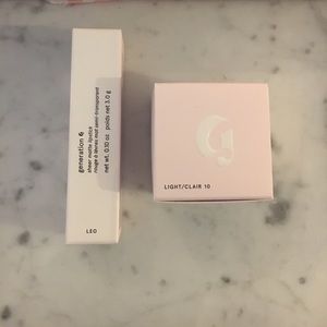 NEW glossier stretch concealer & generation g lip